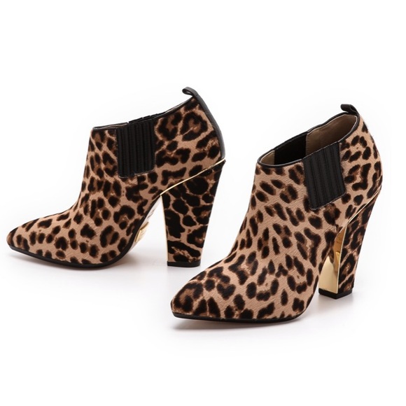 michael kors animal print boots
